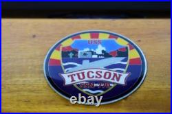 USS Tucson SSN-770 (Black Hull) Submarine Model, US Navy, Scale Model, Mahogany