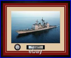USS VICKSBURG CG-69 Framed Navy Ship Photo 161CG69