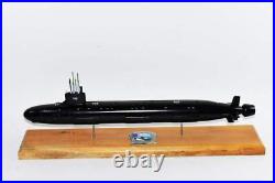 USS Vermont (SSN-792) Submarine Model, US Navy, 20, Mahogany, Virginia Class Block