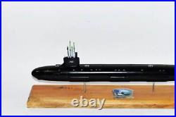 USS Vermont (SSN-792) Submarine Model, US Navy, 20, Mahogany, Virginia Class Block