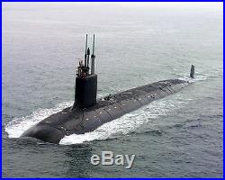 USS Virginia SSN-774 Navy Nuclear Class Submarine Mahogany Wood Wooden Sub Model
