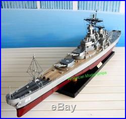 USS WISCONSIN BB64 Battleship Model 43 Handcrafted Wooden Model NEW