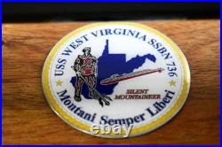 USS West Virginia SSBN-736 Submarine Model (Black Hull), Navy, Scale