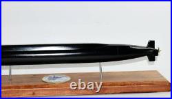 USS West Virginia SSBN-736 Submarine Model (Black Hull), Navy, Scale