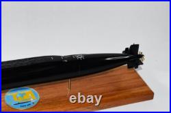 USS Will Rogers SSBN-659 Submarine Model (Black Hull), Navy, 20, Scale Model