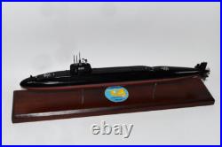 USS Will Rogers SSBN-659 Submarine Model, Navy, 20, Scale Model, Mahogany, Benjamin