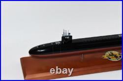 USS Wyoming SSBN-742 Submarine Model, Navy, Scale Model, Mahogany, 20 inch, Ohio