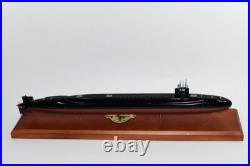 USS Wyoming SSBN-742 Submarine Model, Navy, Scale Model, Mahogany, 20 inch, Ohio