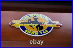 USS Wyoming SSBN-742 Submarine Model, Navy, Scale Model, Mahogany, 20 inch, Ohio