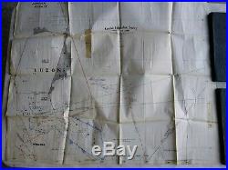 USS YORKTOWN WW2 YEAR BOOK with map. Bundled 1944 SHIP USE MAP HAND DRAWN