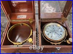 Ulysse Nardin Chronometer Marine Clock Wood Cases Thomas Mercer