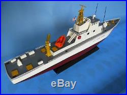 United States Coast Guard USCG Coastal Patrol Boat 18 Wooden Model Assembled