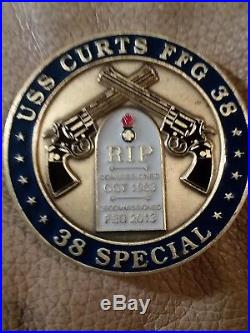 Uss Curts Ffg-38 The Decommissioning Crew Net Mint Coin