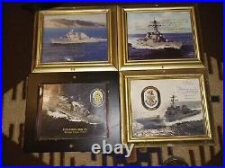Uss Navy Ship Four Picture Uss John Paul Jone, Uss Russell Ddg 59, Uss Ross Ddg