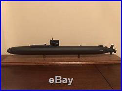 Uss Parche 683 Nuclear Missile Submarine Professional Model With Case/pictures