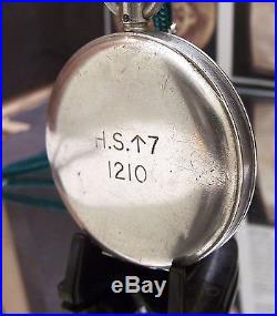 V Rare C Ww2 Royal Naval Hs7 Sidereal Time 60 Sec Stop Watch Serviced Working