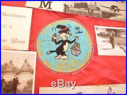 VIETNAM USS INDEPENDENCE CVA 62 archive 5 PATCH menus PHOTOS Navy Citation Id'd