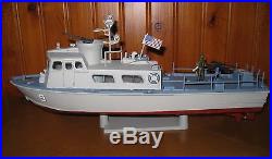VINTAGE MODEL of U. S. NAVY SWIFT BOAT (PCF)/ Built & Painted/ 148 scale
