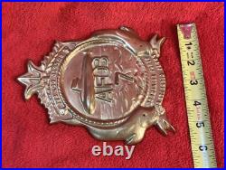 VINTAGE USS Los Alamos AFDB-7 Submarine Force Brass Plaque US Atlantic Fleet