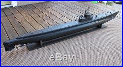VINTAGE WWII Radio Control R/C Engel Model U-Boat or GATO Class Submarine Ship
