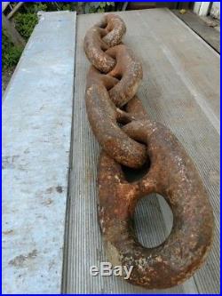 VTG Industrial Ship Anchor Chain 4 & Up Various Length Freight Available