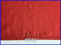 VTG Portugal Ship Flag Sewn Wool Linen Bunting Maritime Ensign 6X4 Wood Toggle