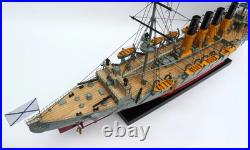 Varyag Cruiser Handcrafted War Ship Display Model
