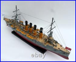 Varyag Cruiser Handcrafted War Ship Display Model