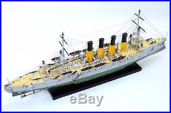 Varyag Protected Cruiser 32 Handmade Wooden Battleship Model