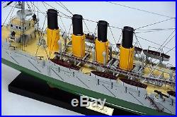 Varyag Protected Cruiser 32 Handmade Wooden Warship Model NEW