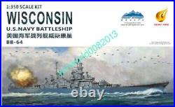 Very Fire VF350912 1/350 USS Navy Battleship BB-64 Wisconsin ship model kit 2019