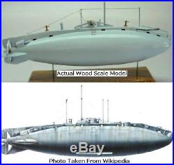 Vickers Holland 1 British Submarine Wood Model Regular