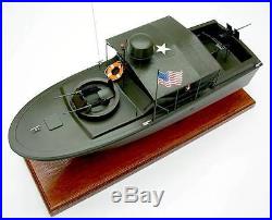 Vietnam War PBR riverboat US Navy display mahogany wood custom model boat