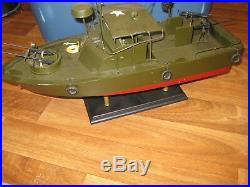 Vietnam War PBR riverboat US Navy display wood custom model boat 1/18 or 1/20