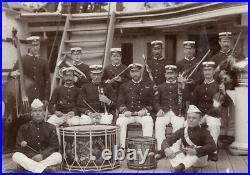Vintage 1898 HMS Raleigh Naval Band