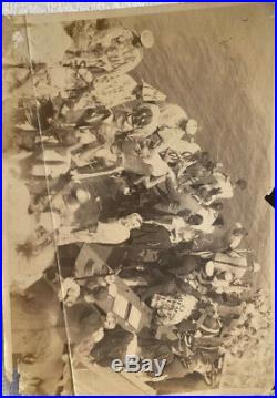 Vintage 1900 1920 US Navy ship Crossing the Equator Celebration WWI Neptune