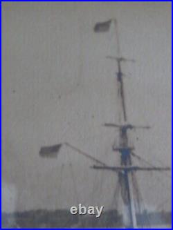 Vintage 1913 Photo USS Brig Niagara War Of 1812 Ship Commodore Perry Toledo, OH