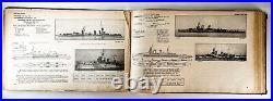 Vintage 1943-44 Macmillan Jane's Fighting Ships Book WWII Militaria Warships