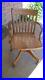 Vintage-Antique-U-S-US-Maritime-1066-oak-swivel-rocking-chair-military-navy-01-nur