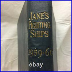 Vintage Book Jane's Fighting Ships 1959-60 Made in Great Britian