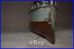Vintage Germany battleship tin toy