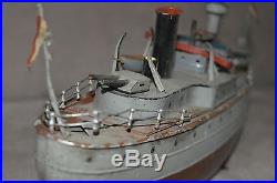 Vintage Germany battleship tin toy