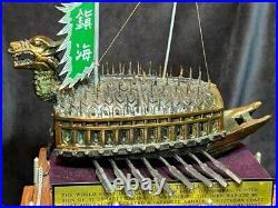 Vintage Iron Turtle Ship Model of the Kubuk Sun Worlds First Iron Clad Ship