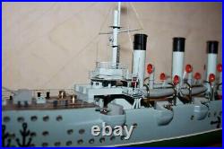 Vintage Legendary Soviet Russian Cruiser Aurora DeskTop Model Boat Ship USSR