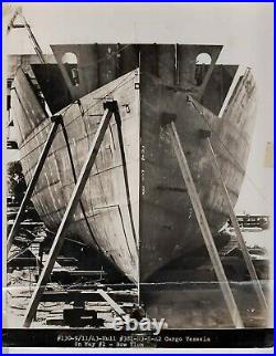 Vintage Lot 54 Photos 1941-43 Ingalls Shipbuilder Decatur Alabama Barges WWII