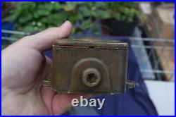 Vintage Maritime Heavy Brass Electric 3 Button Switch 6.25 x 2.75 x 1-7/8 inch