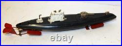 Vintage Marusan Japan Uss Nautilus Ssn-571 Tinplate Toy Submarine 13 Long