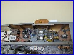 Vintage Model Remote Control Aircraft Carrier (21815-ups-)