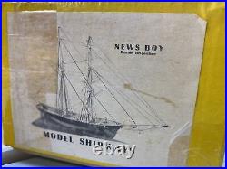 Vintage Model Shipways Bogota, NJ -Newsboy, Boston Brigantine