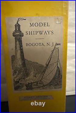 Vintage Model Shipways Bogota, NJ -Newsboy, Boston Brigantine Launched June, 1854